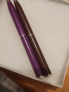 Coach Multicolor Ballpoint Pen Set -pick. 1 Brown, Purple